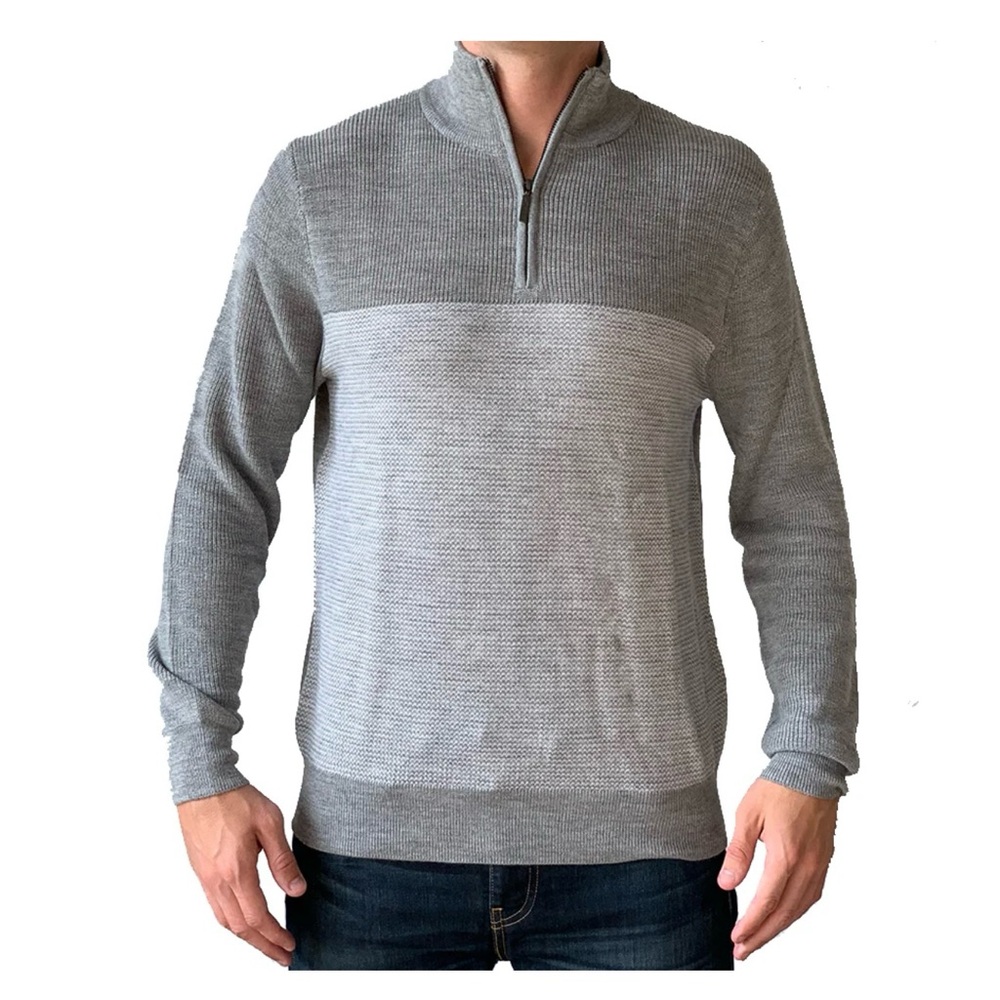 Jeremy Argyle Light Gray Heather Men’s Sweater New Without tags
